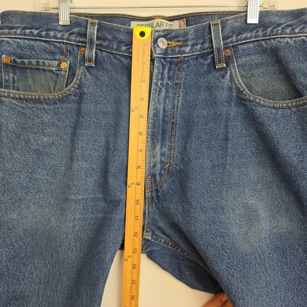 Levi's 505 Regular Fit Jeans Men's 36x30 Blue Straight Leg